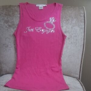 David's Bridal Vibrant Pink Top